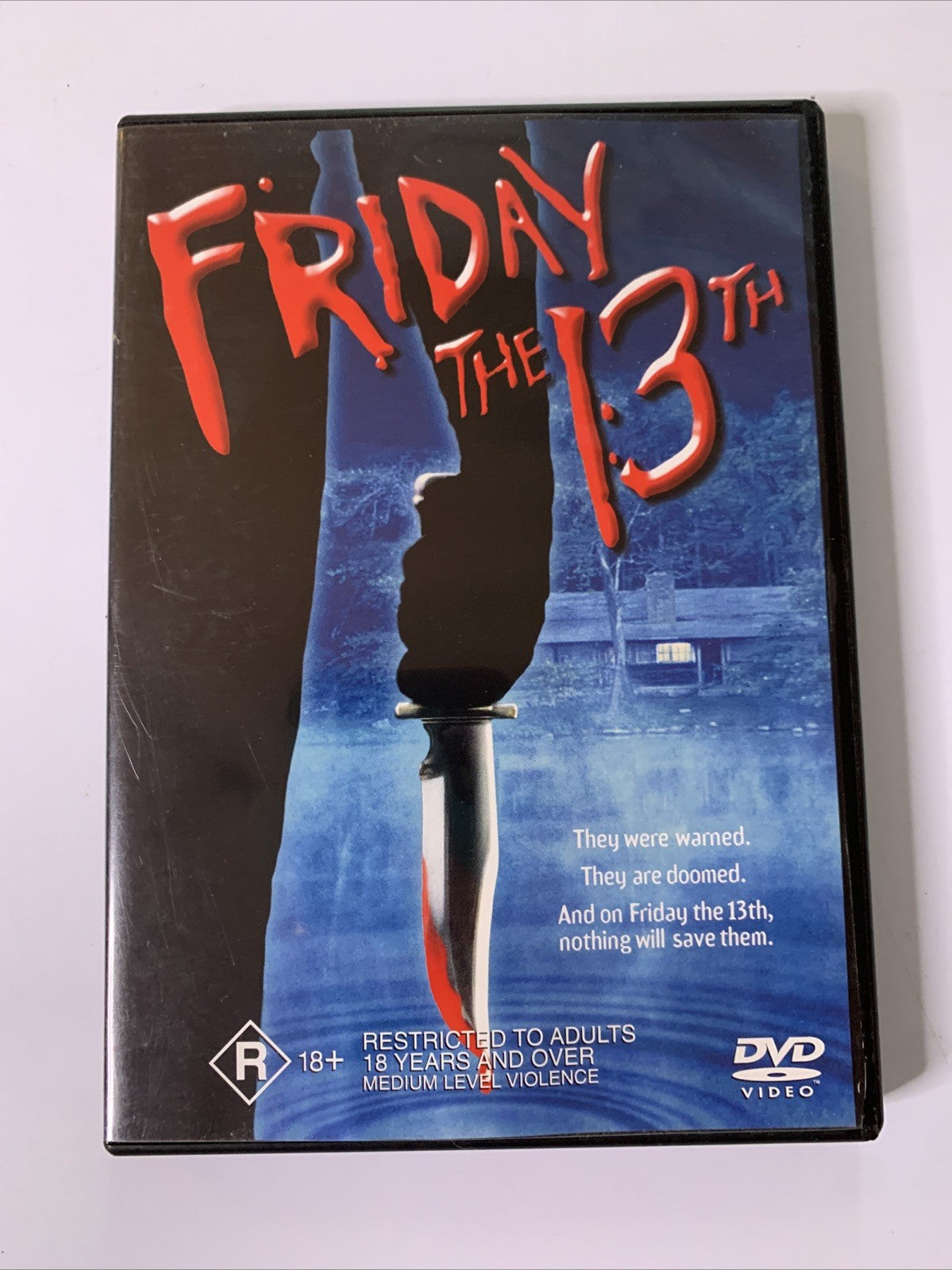 Friday The 13th (DVD, 1980) Kevin Bacon Horror Region 4