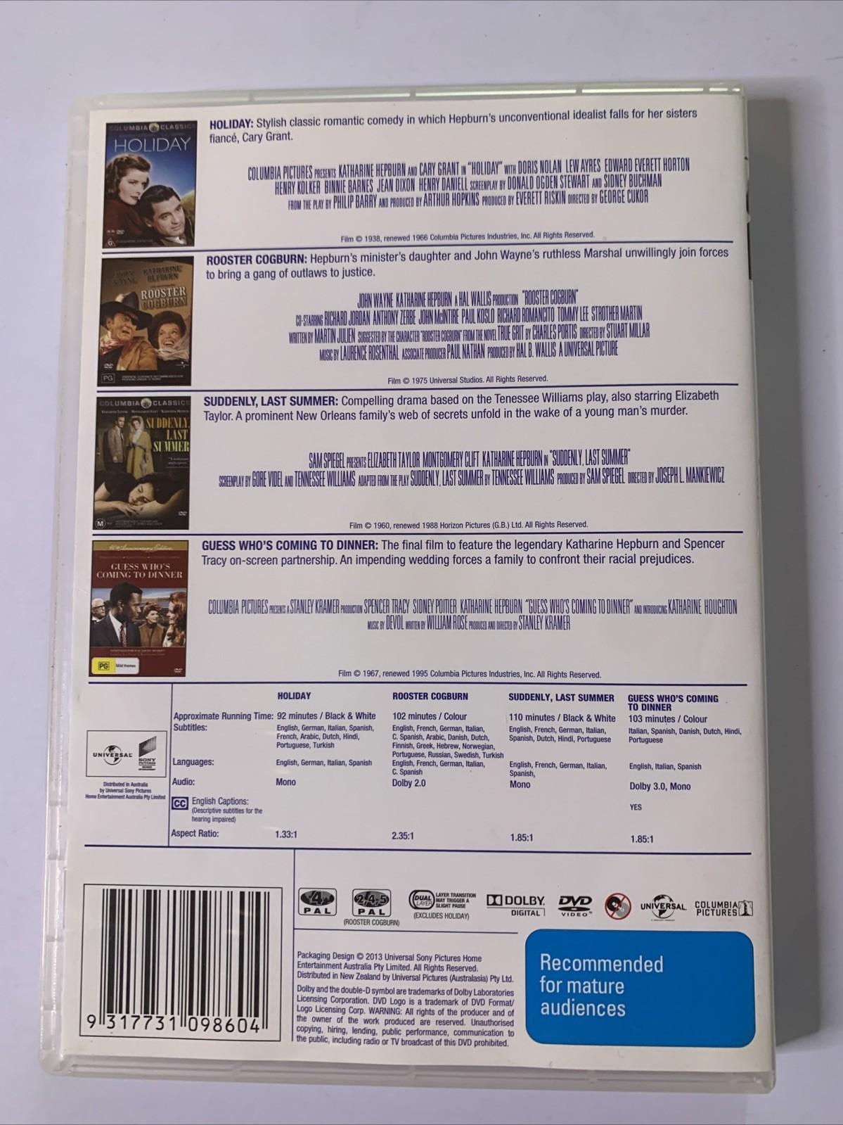 Guess Who's Coming to Dinner / Holiday / Rooster Cogburn / Suddenly, Last (DVD)