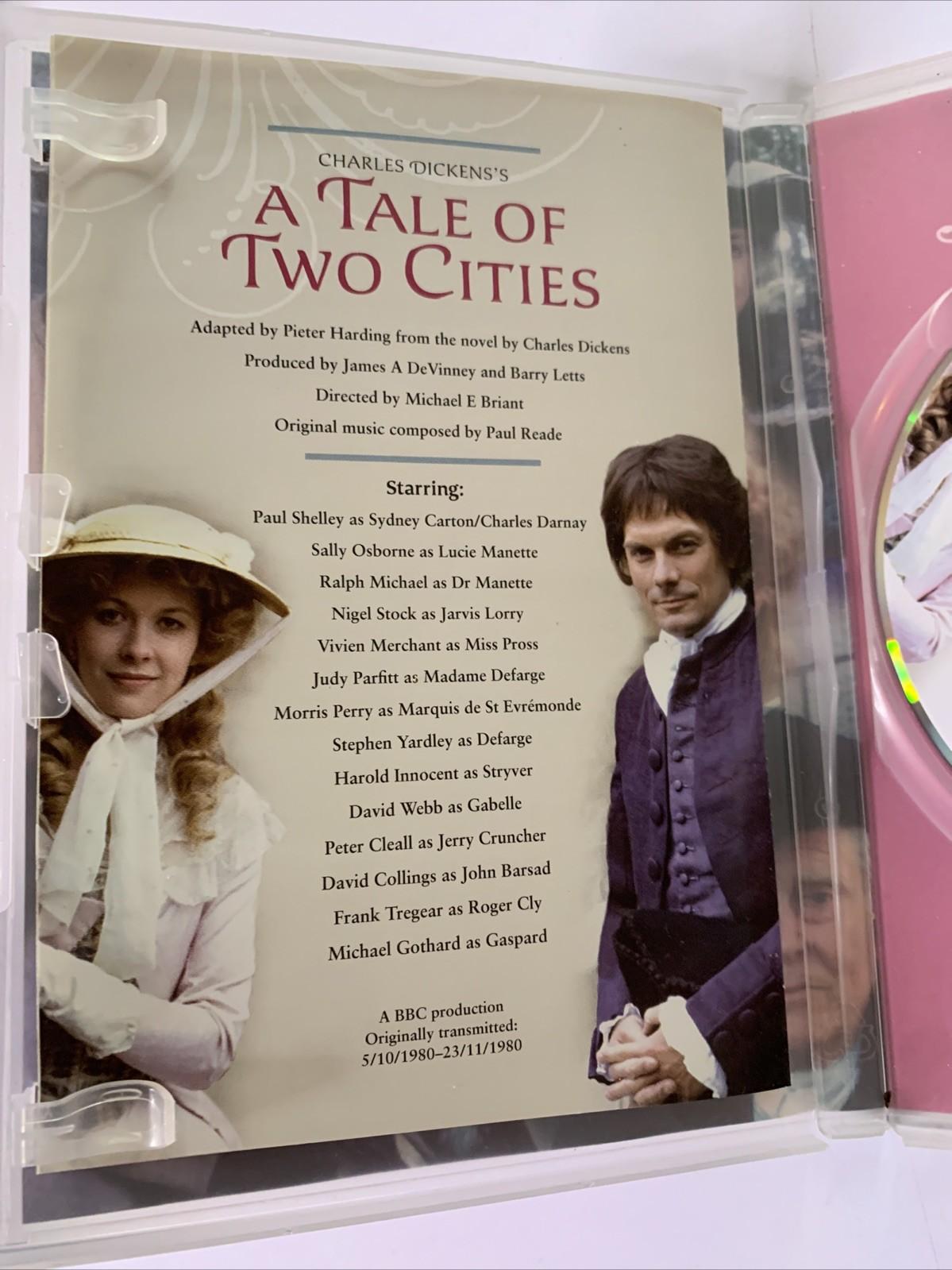 A Tale Of Two Cities (DVD, 1980) Paul Shelley BBC Mini Series Region 4 &2