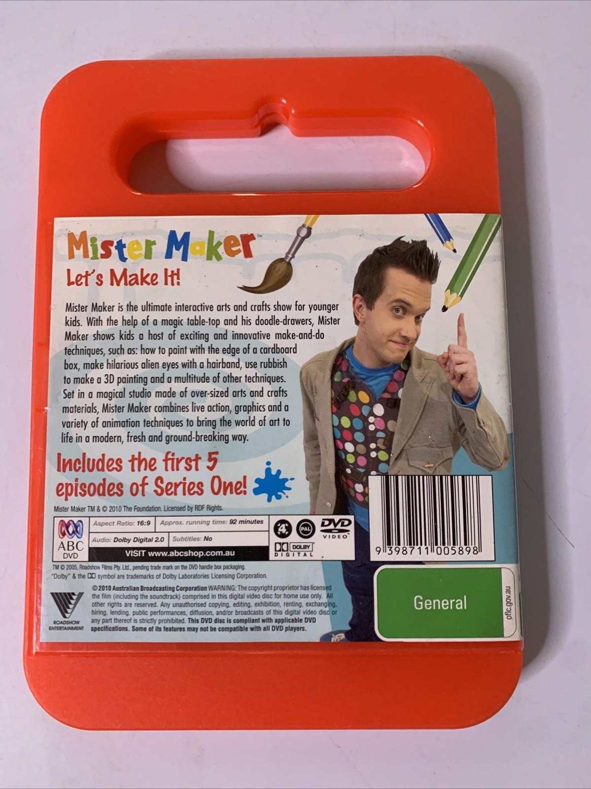 Mister Maker: Let's Make It! (DVD, 2009) ABC Region 4