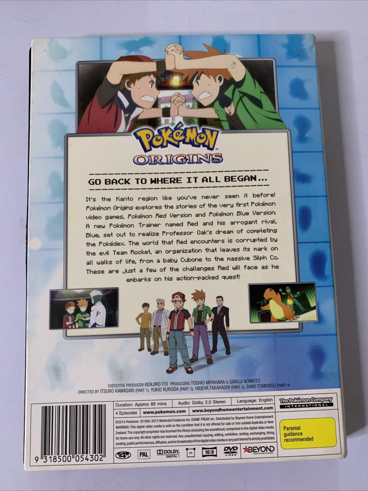 Pokemon Origins (DVD, 2013) Anime Region 4