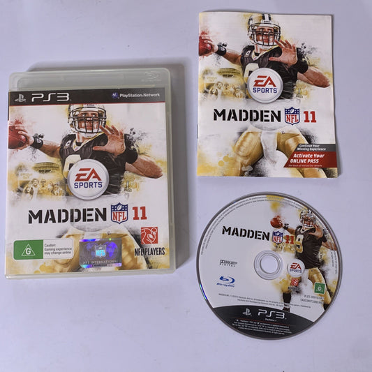 Madden NFL 11 PS3 PlayStation 3 American Football Game Complete