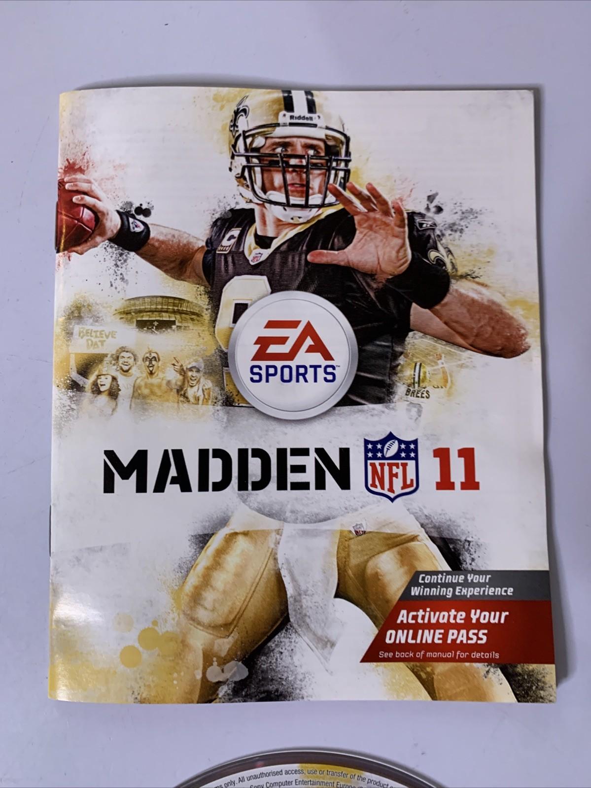 Madden NFL 11 PS3 PlayStation 3 American Football Game Complete
