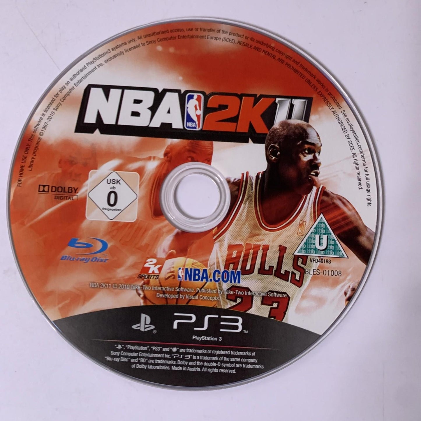 NBA 2K11 PS3 Sony Playstation 3 Basketball Game Complete