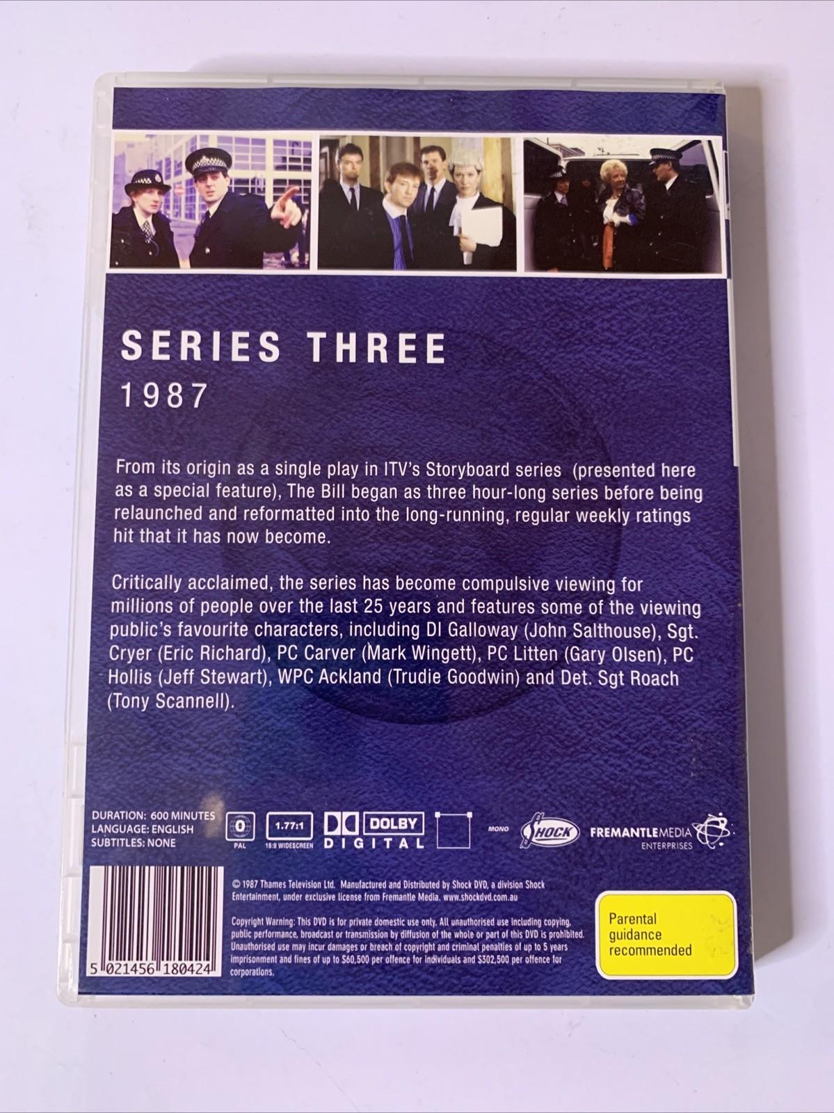 The Bill : The Complete Series 3 (DVD, 1987) All Regions
