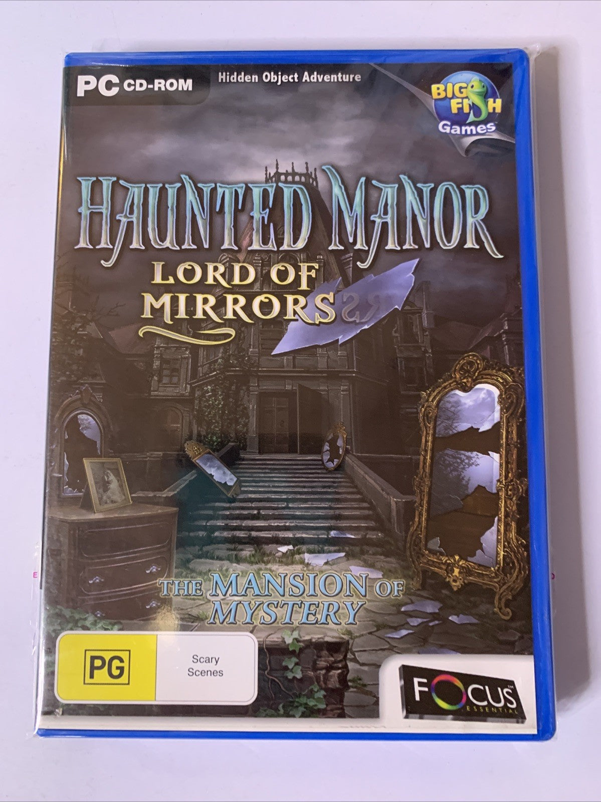 Haunted Manor: Lord Of Mirrors PC CD-ROM Windows Hidden Object Game NEW