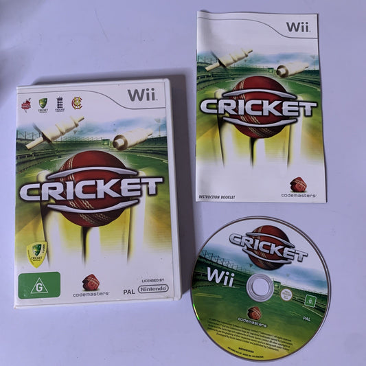 Cricket 2008 Nintendo Wii PAL Game Complete
