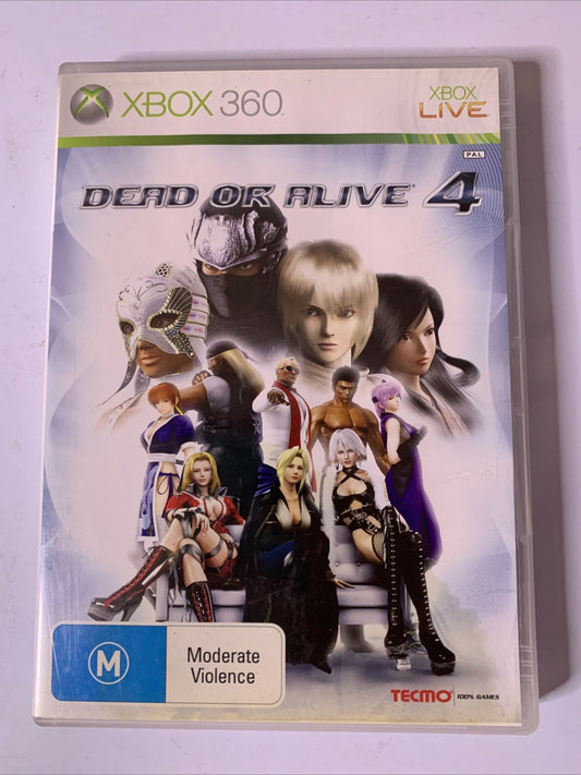 Dead Or Alive 4 Microsoft XBOX 360 PAL Game Complete