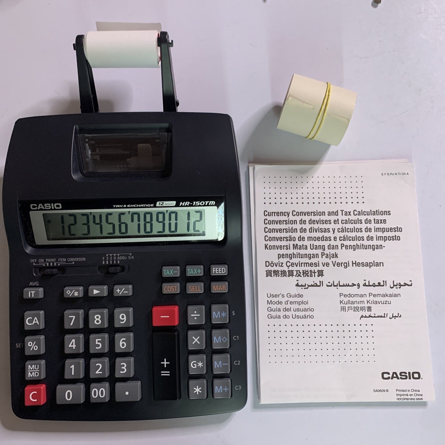 Casio HR-150TM Printing Calculator