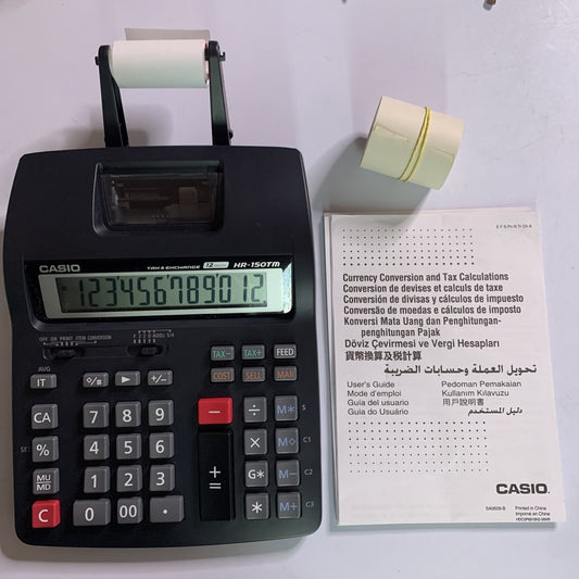 Casio HR-150TM Printing Calculator