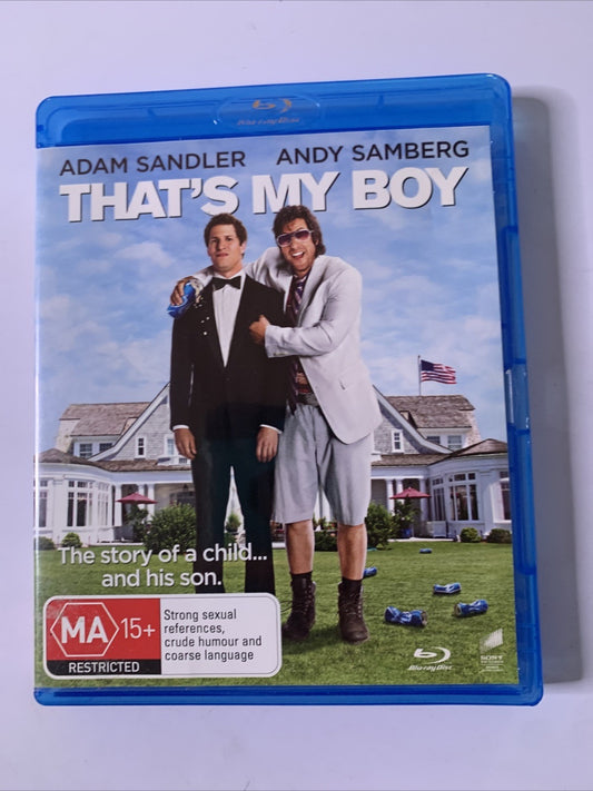 That's My Boy (Blu-ray, 2012) Adam Sandler, Andy Samberg, James Caan All Regions