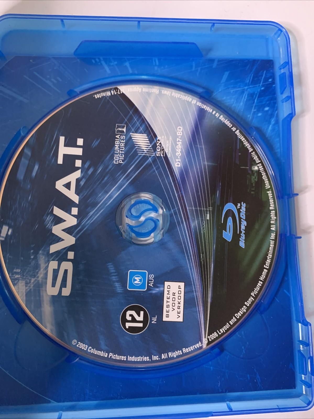 SWAT (Blu-ray, 2003) Colin Farrell, Samuel L. Jackson, Jeremy Renner Region B