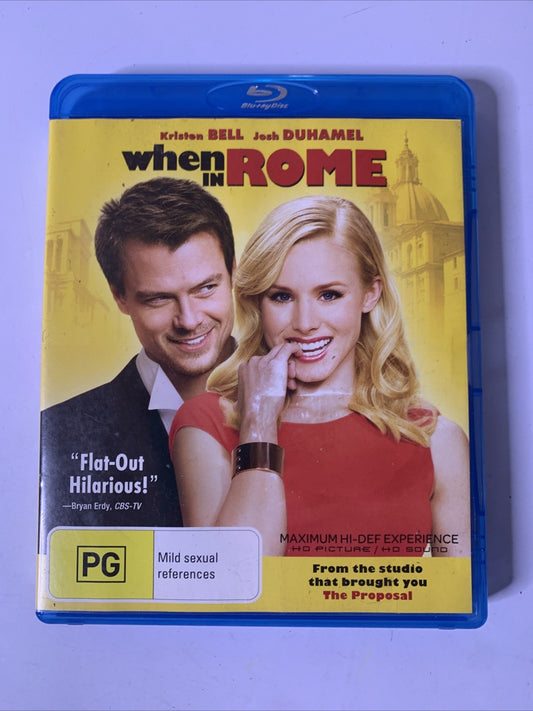When In Rome (Blu-ray, 2010) Josh Duhamel, Kristen Bell  All Regions