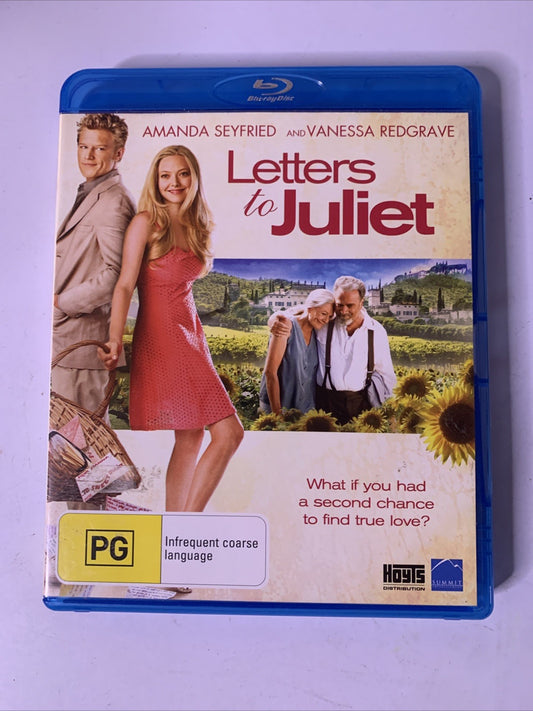 Letters To Juliet (Blu-ray, 2010) Amanda Seyfried, Gael García Bernal Region B