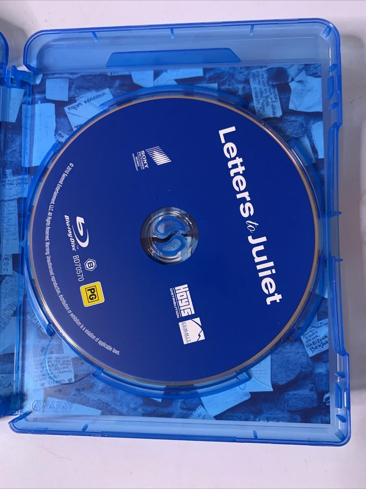 Letters To Juliet (Blu-ray, 2010) Amanda Seyfried, Gael García Bernal Region B