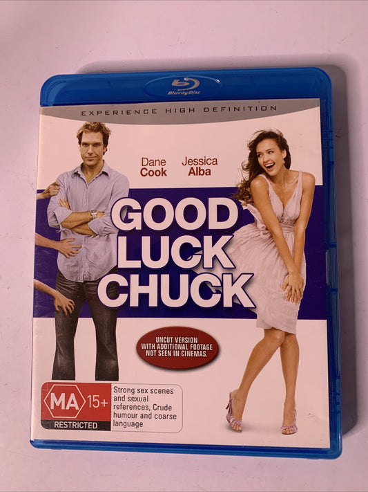 Good Luck Chuck (Blu-ray, 2007) Dane Cook, Jessica Alba  All Regions