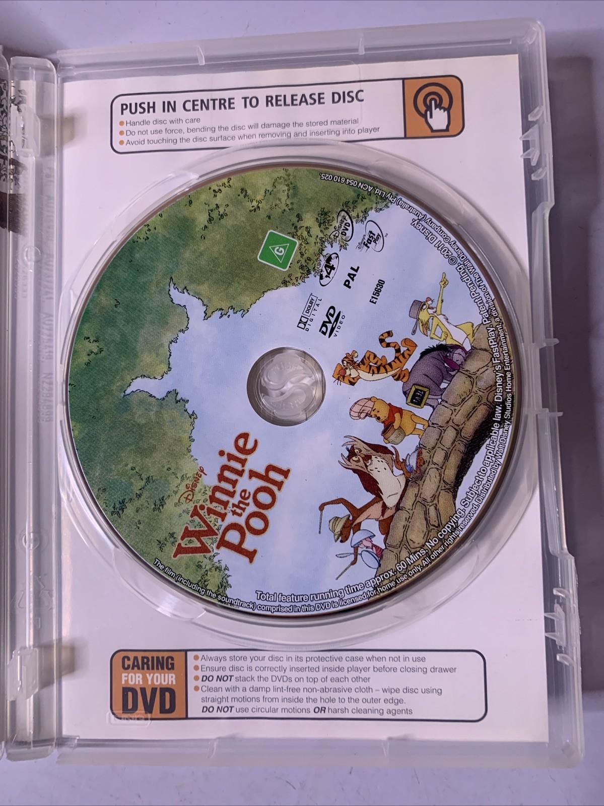 Winnie the Pooh Movie (DVD, 2011) Disney Region 4