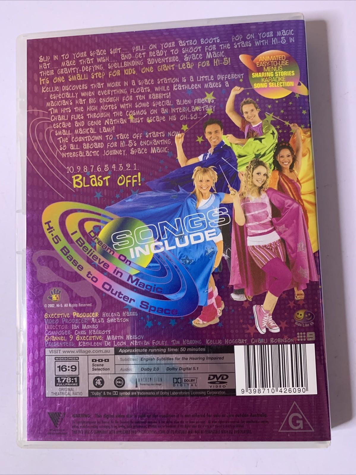 Hi-5 Space Magic (DVD, 2004) Region 4