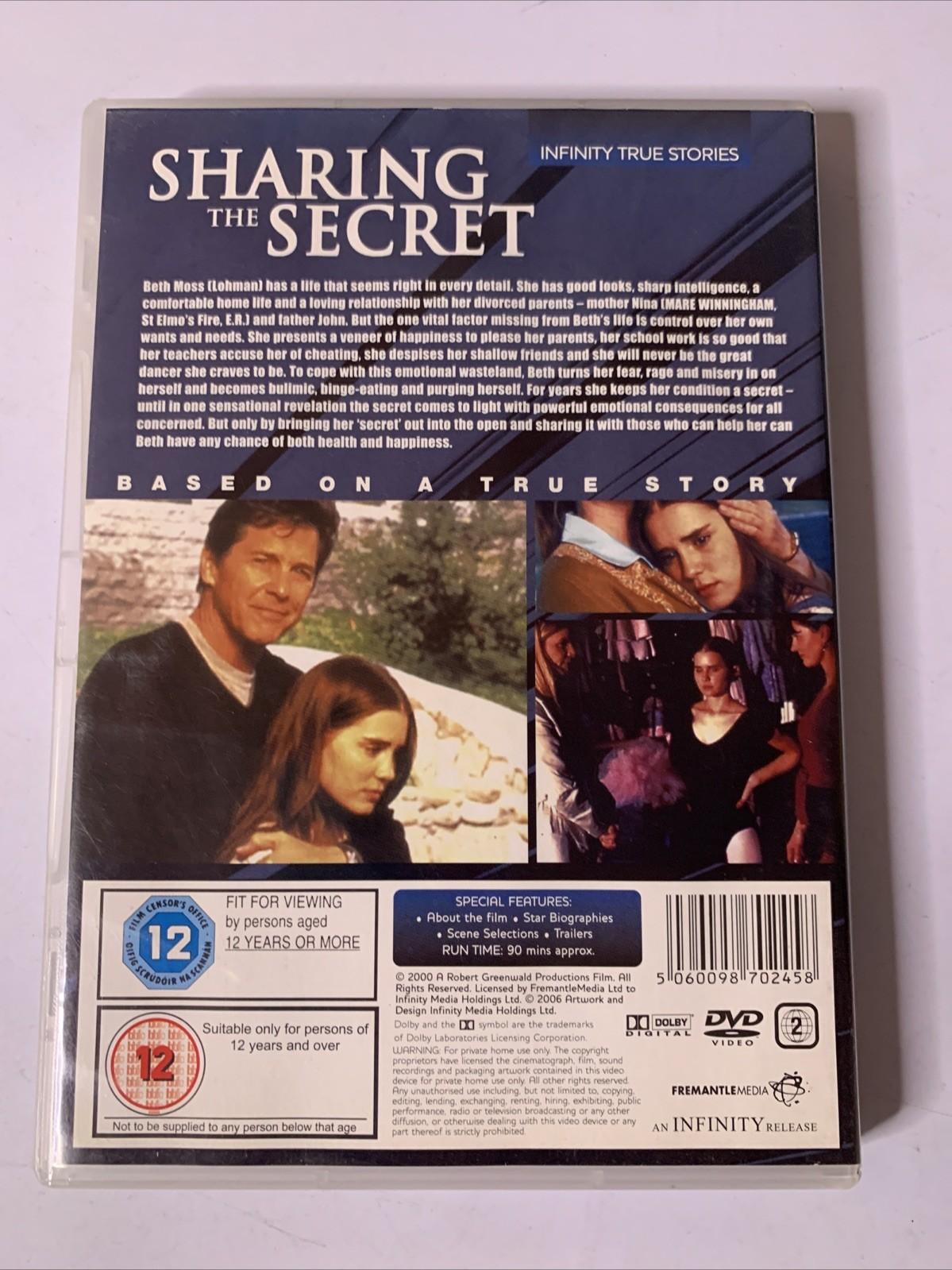 Sharing The Secret (DVD, 2000) Alison Lohman, Mare Winningham Region 2