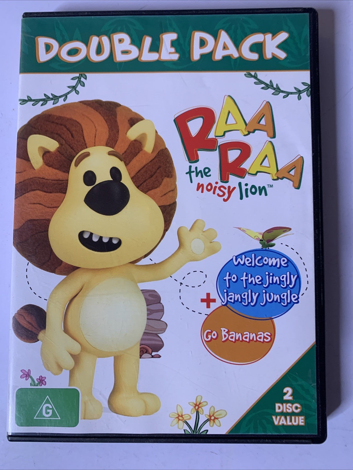Raa Raa The Noisy Lion: Welcome To The Jingly Jangly Jungle / Go Bananas (DVD)