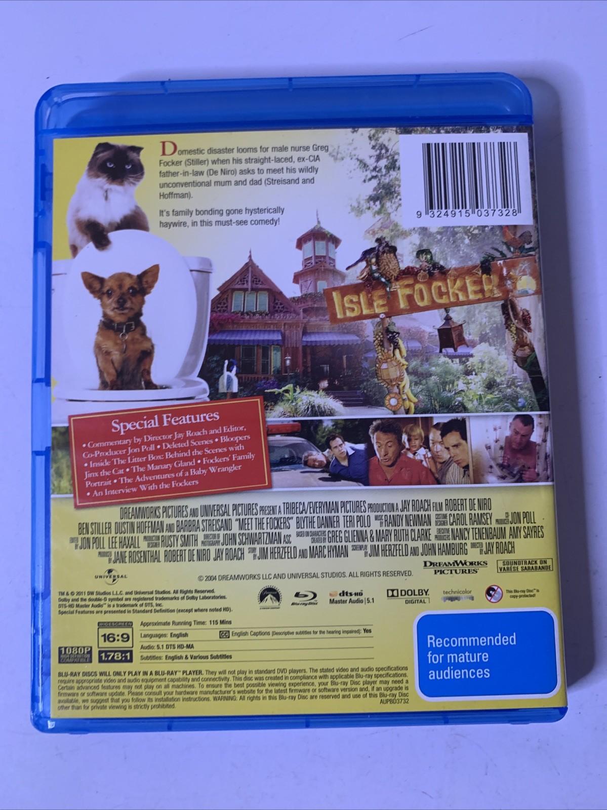 Meet The Fockers (Blu-ray, 2004) Robert De Niro, Ben Stiller Region B