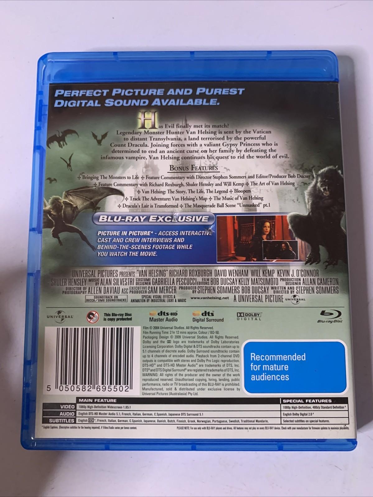 Van Helsing (Blu-ray, 2004) David Wenham, Kate Beckinsale, Hugh Jackman