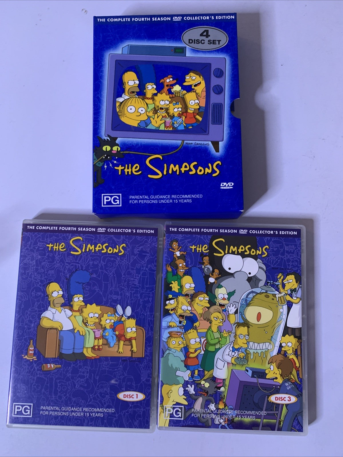The Simpsons: Season 4 (DVD, 1992, 4-Disc Set) Region 4