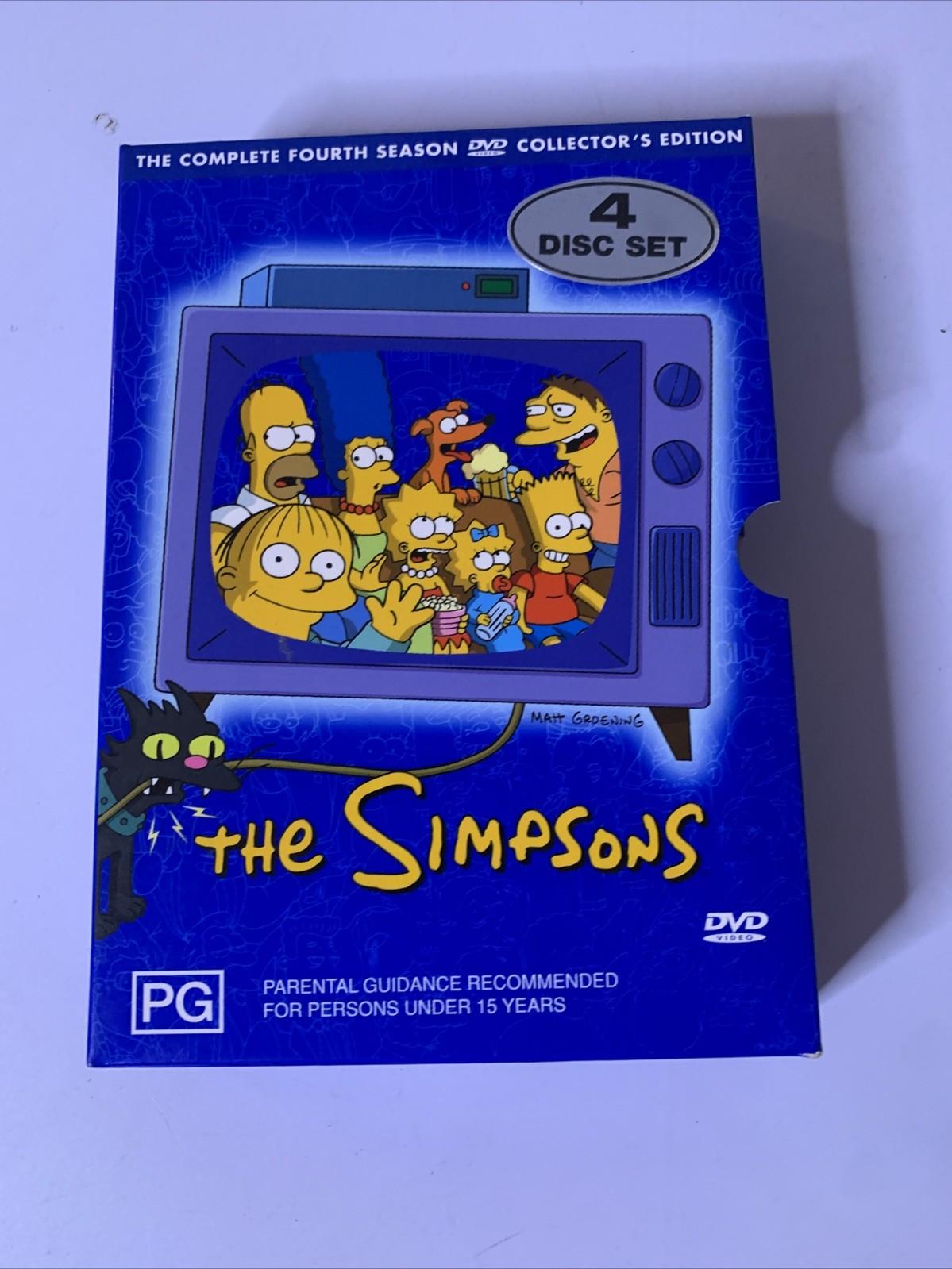 The Simpsons: Season 4 (DVD, 1992, 4-Disc Set) Region 4
