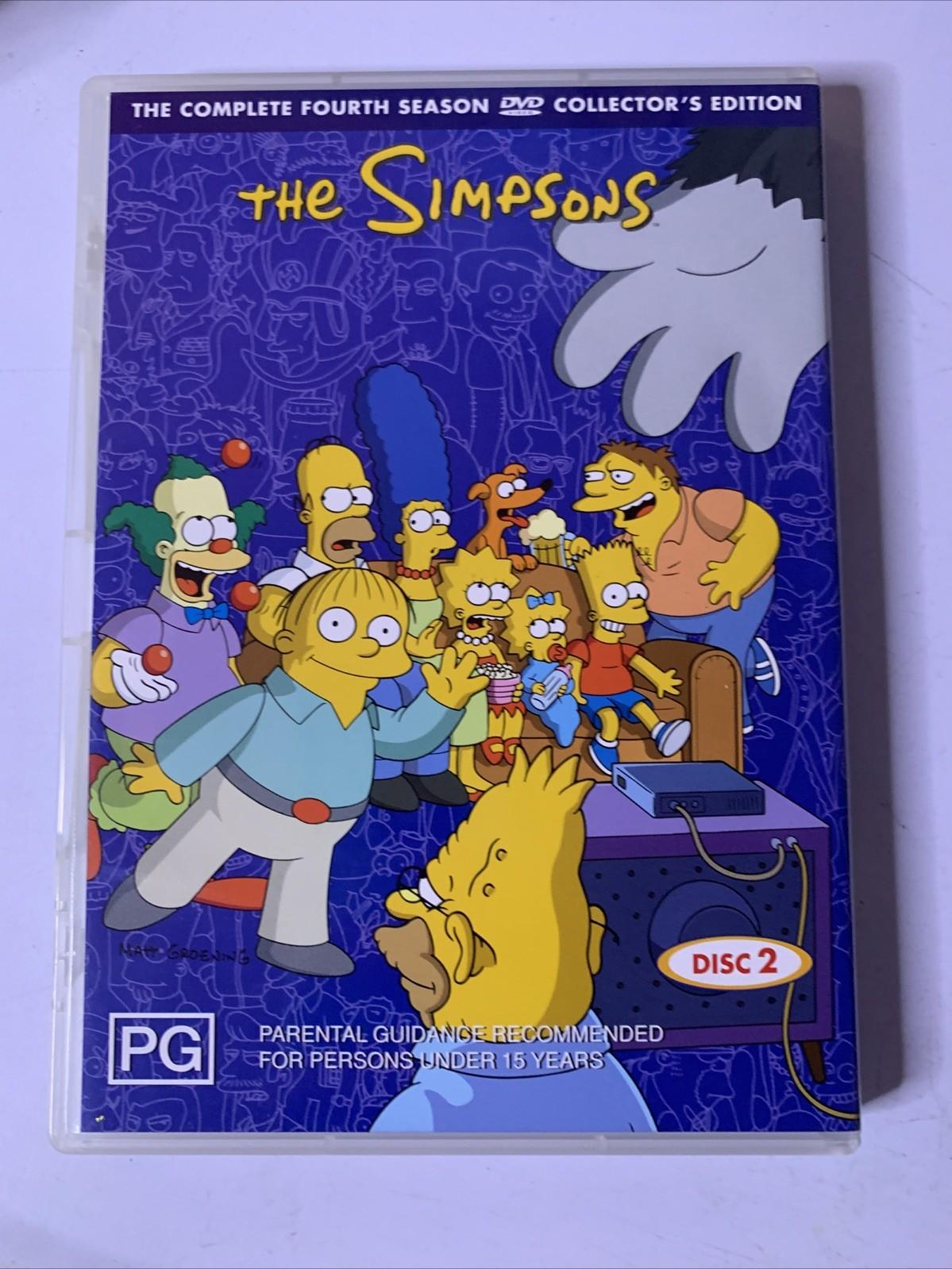 The Simpsons: Season 4 (DVD, 1992, 4-Disc Set) Region 4