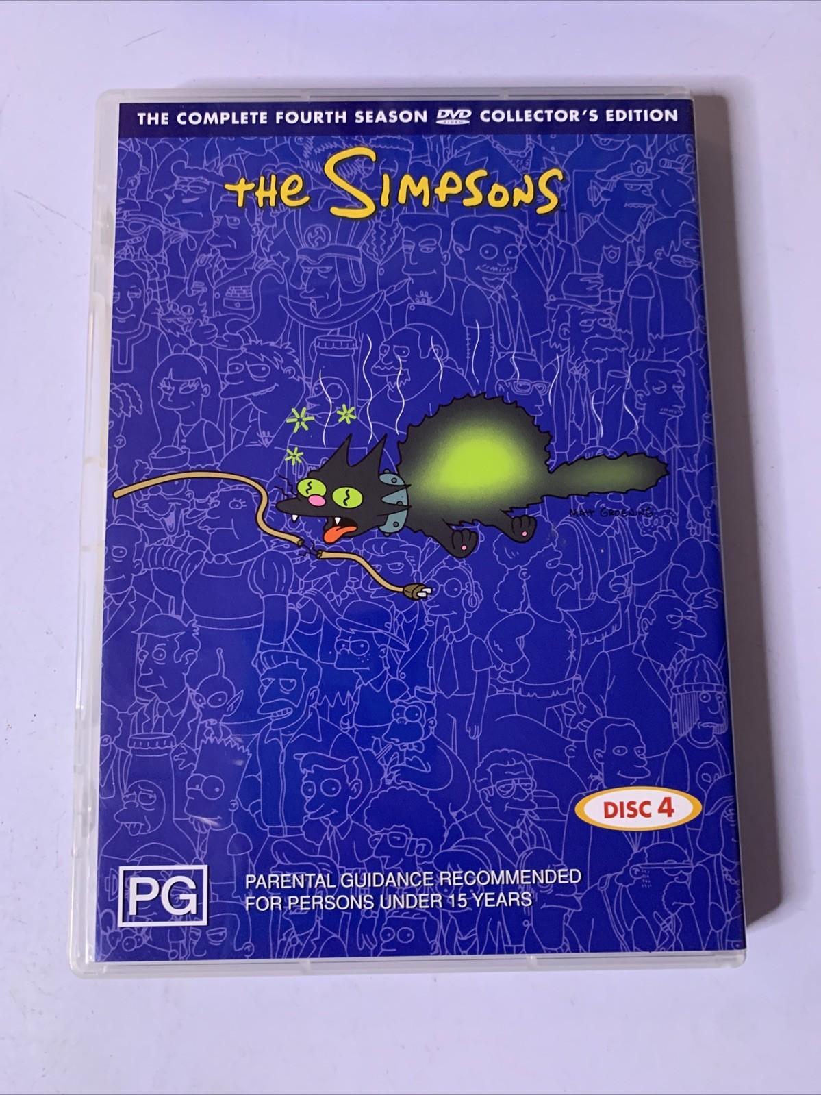 The Simpsons: Season 4 (DVD, 1992, 4-Disc Set) Region 4