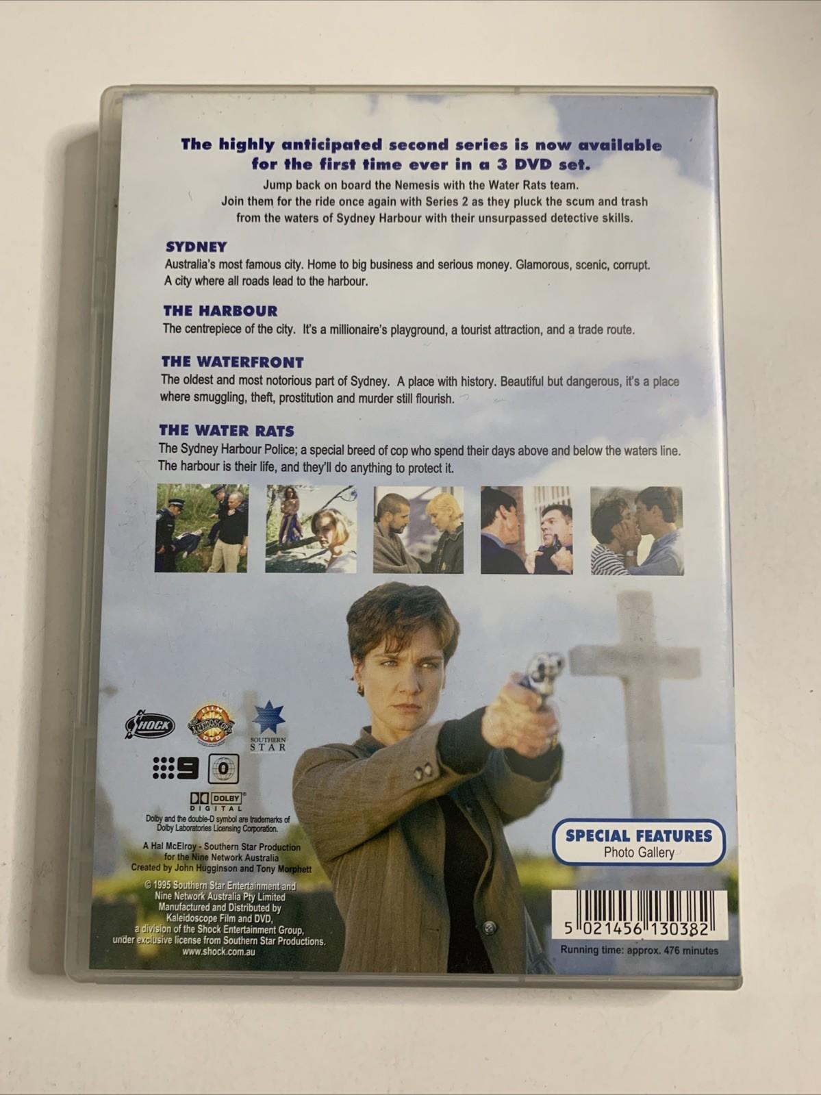 Water Rats : Season 2 (DVD, 1996, 3-DIscs) Region 4