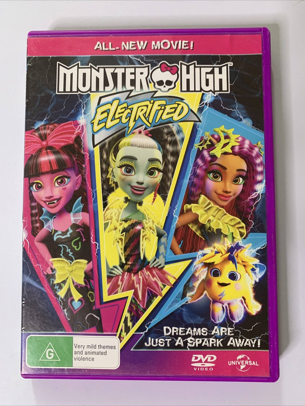Monster High: Electrified (DVD, 2016) Animation Region 4 &2