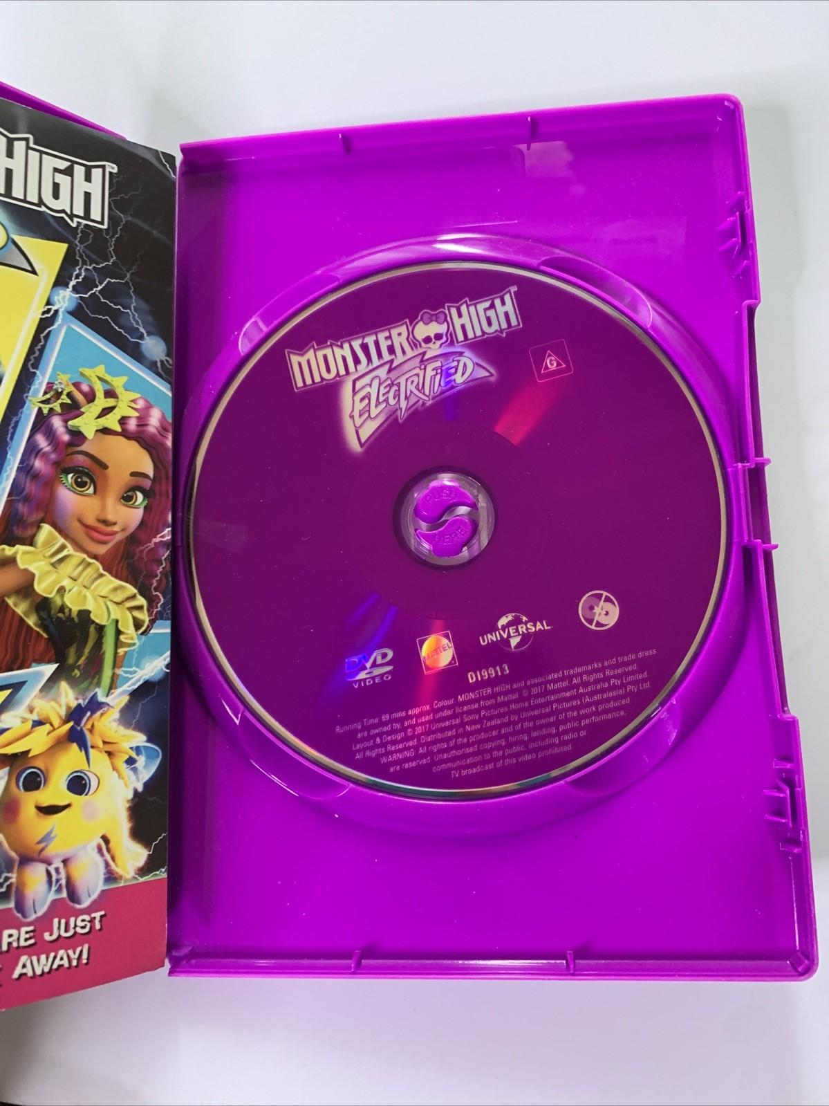 Monster High: Electrified (DVD, 2016) Animation Region 4 &2