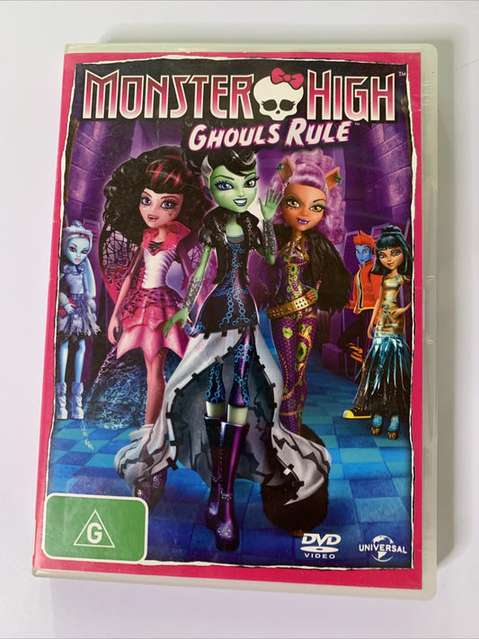 Monster High: Ghouls Rule (DVD, 2012) Animation Region 4 &2