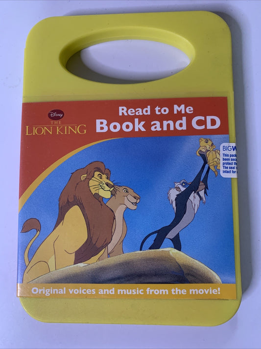 The Lion King Read To Me Book And CD Disney Original Voices NEW