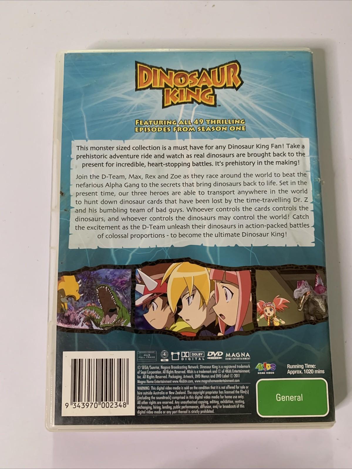 Dinosaur King : Season 1 (DVD, 2010) Region 4 *Missing 1 Disc