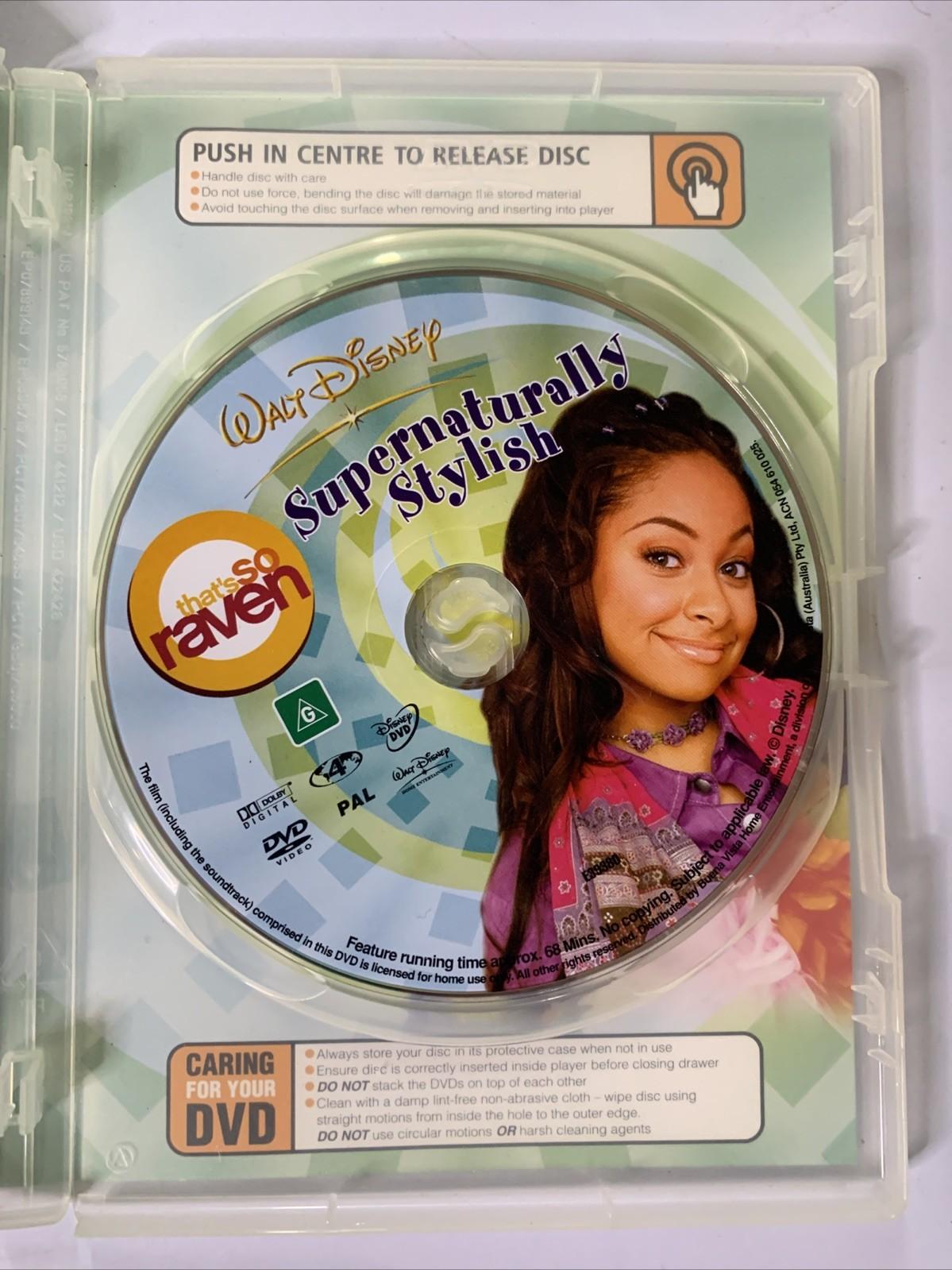 That's So Raven: Supernaturally Stylish Vol 1 (DVD, 2002) Disney Region 4