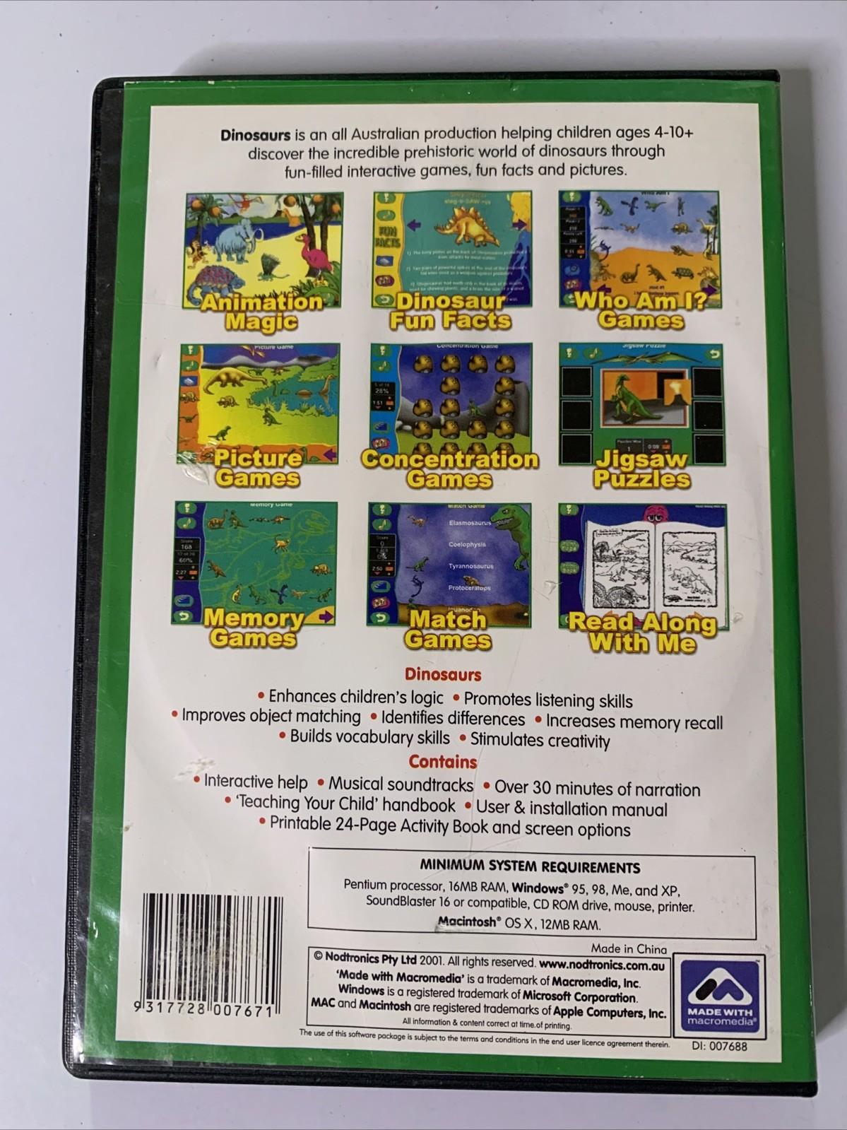 Dinosaurs: Revival Educational Software PC MAC CD-ROM Game