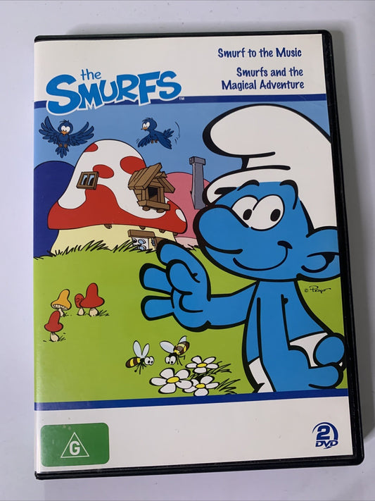 The Smurfs: To The Music / And The Magical Adventure (DVD, 2-Discs) Region 4