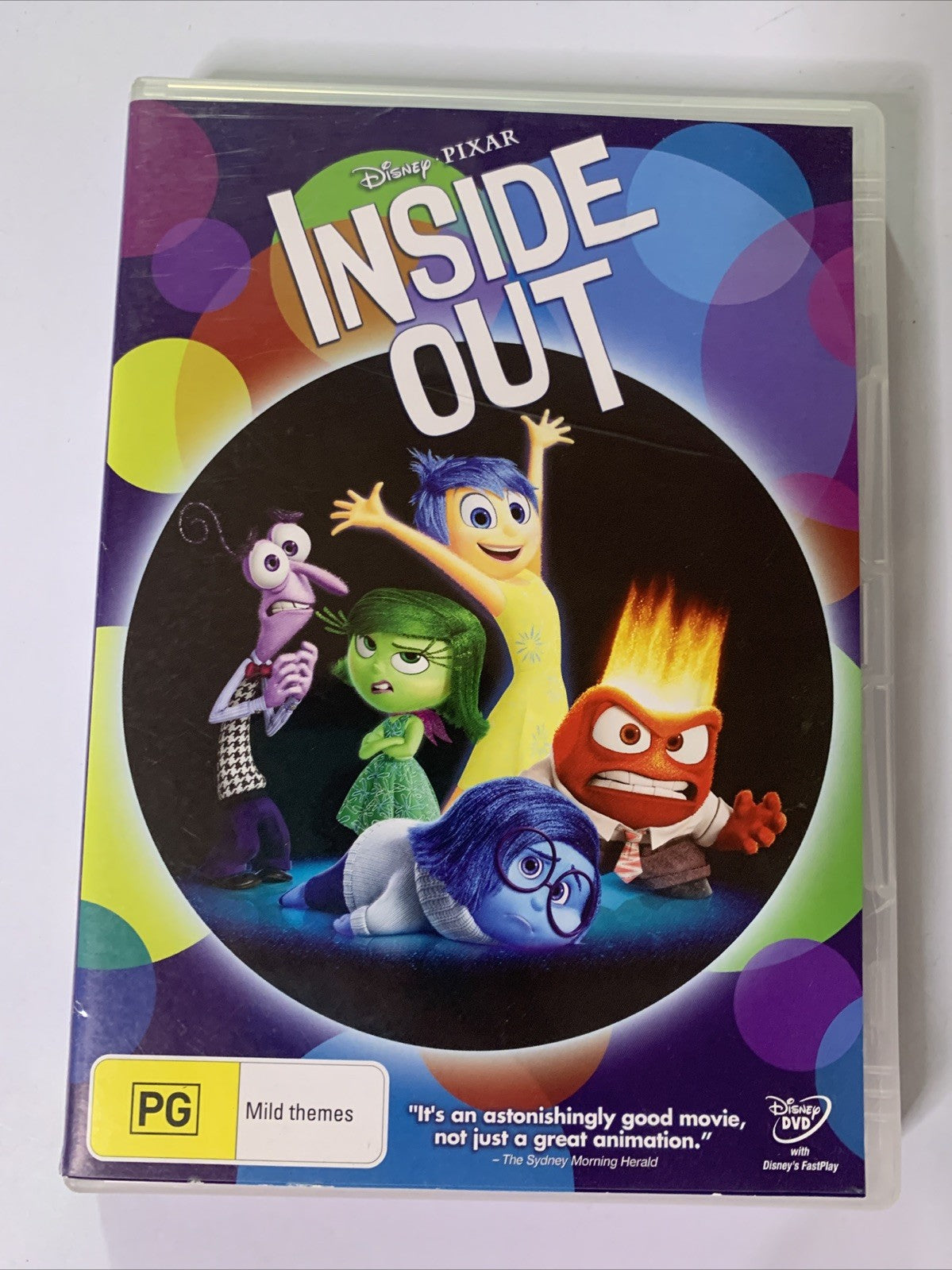 Inside Out (DVD, 2015) Pixar Disney Animated Film Region 4