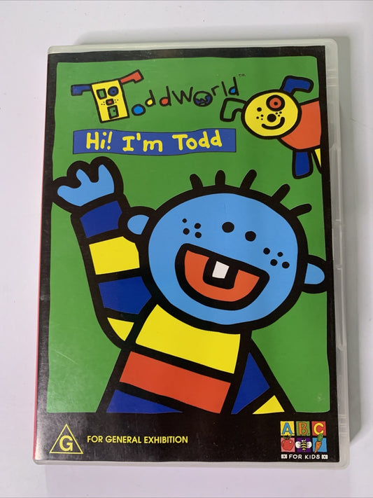 Todd World: Hi! I'm Todd (DVD, 2005) Animation ABC Kids Region 4