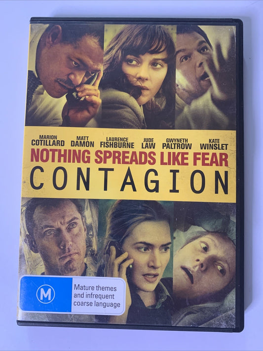 Contagion (DVD, 2011) Matt Damon, Gwyneth Paltrow, Kate Winslet Region 4