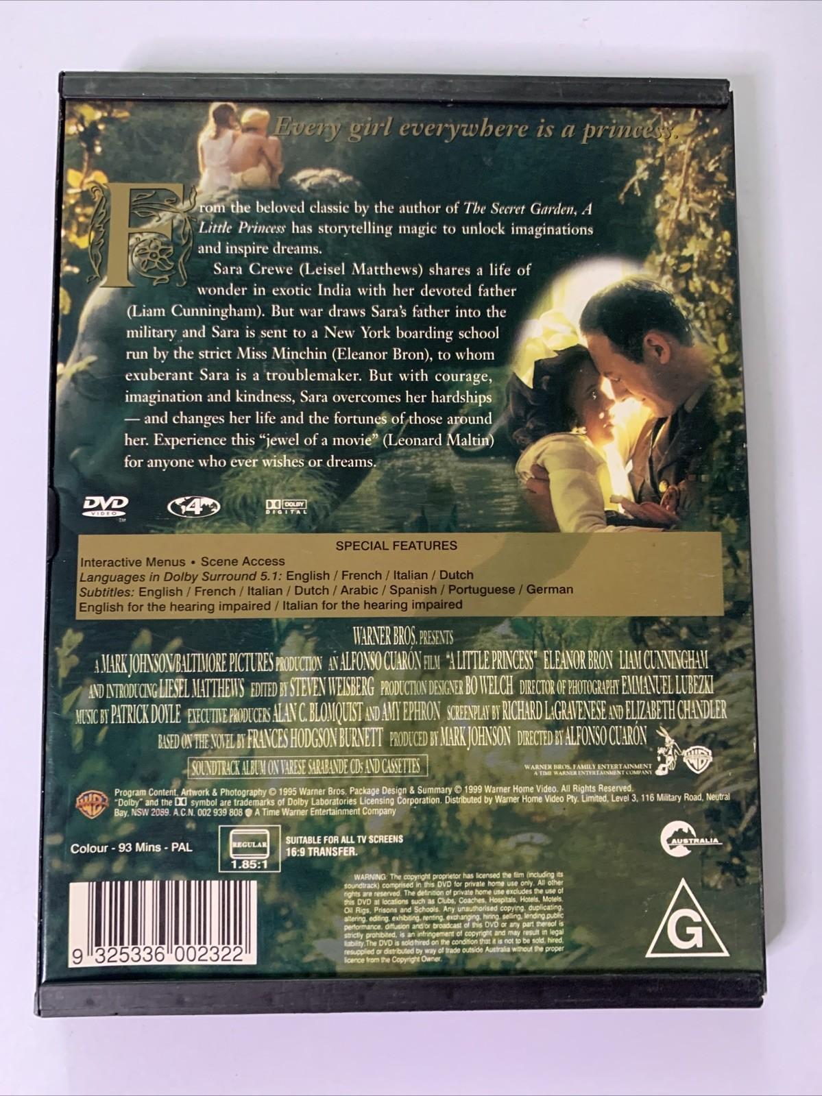 A Little Princess  (DVD, 1995) Liam Cunningham, Liesel Matthews Region 4