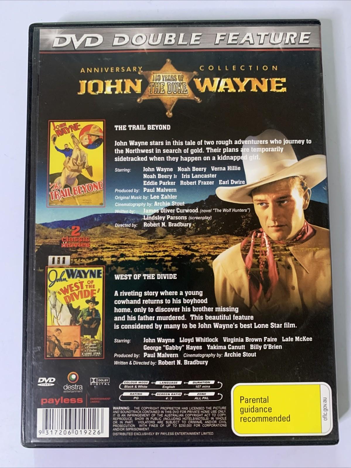 Trail Beyond / West Of Divide (DVD, 2009) John Wayne All Regions