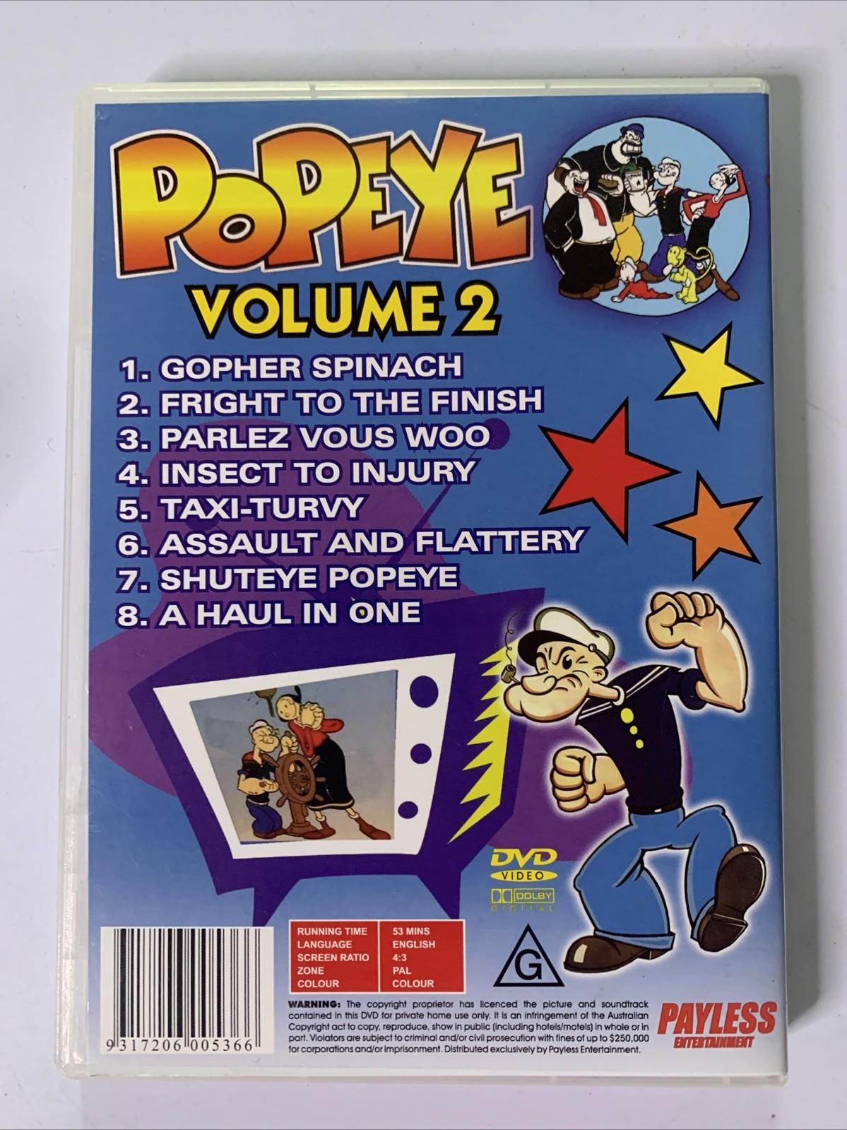 Popeye And His Friends : Vol 2 (DVD) Animation All Regions