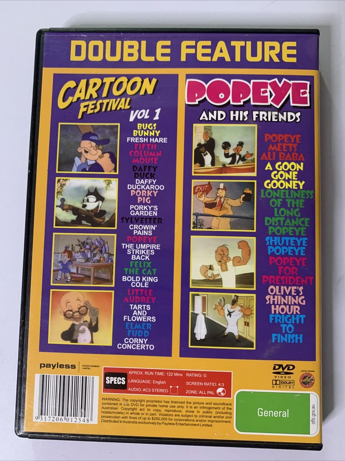 Cartoon Festival & Popeye The Sailor Man (DVD) All Regions