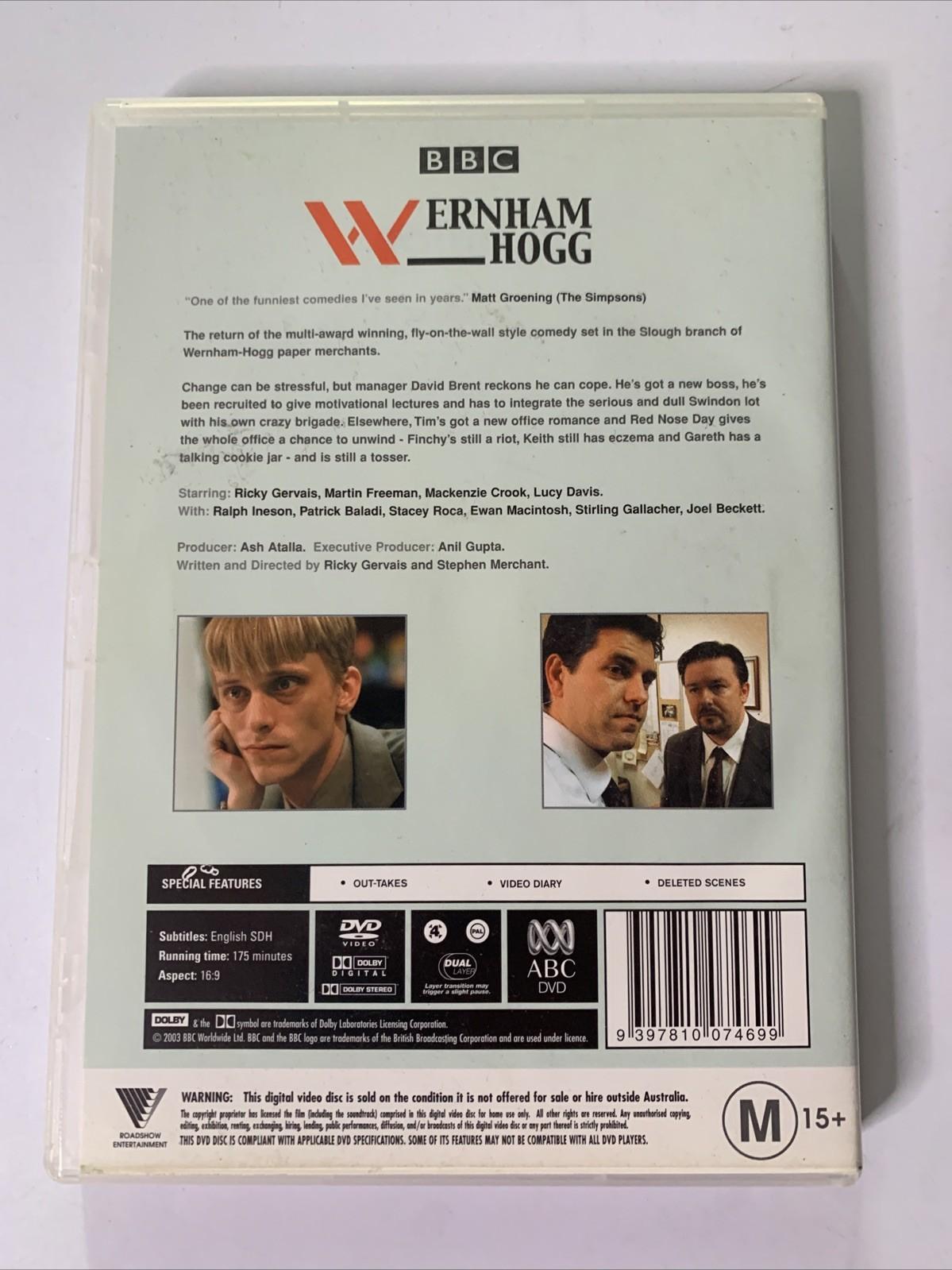 The Office UK : Series 2 (DVD, 2001) Ricky Gervais, Stephen Merchant Region 4