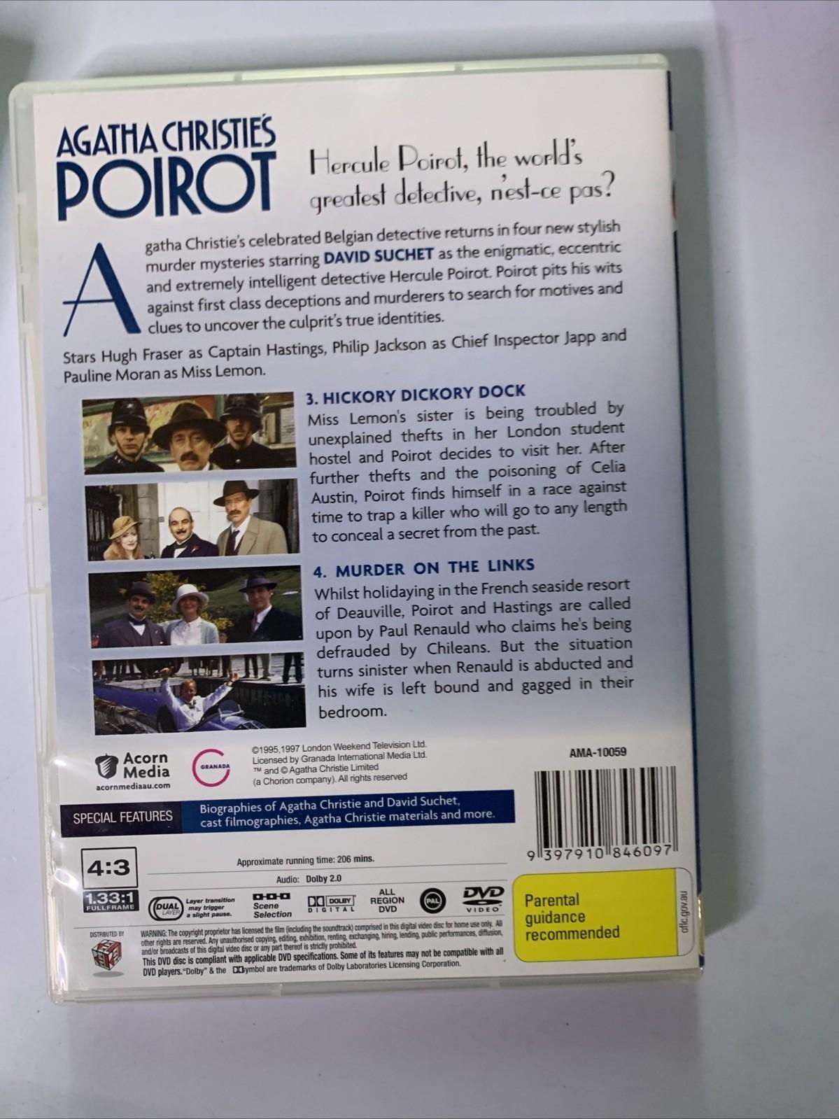 Agatha Christie Poirot : Series 6 (DVD, 1996, 4-Discs) All Regions