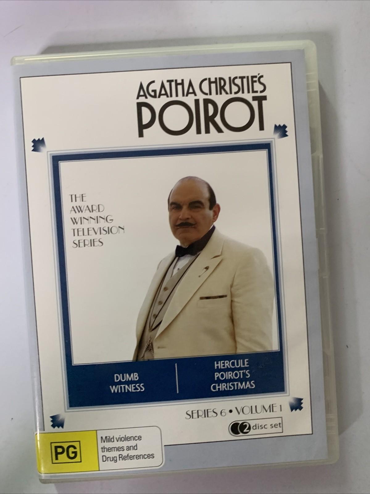 Agatha Christie Poirot : Series 6 (DVD, 1996, 4-Discs) All Regions