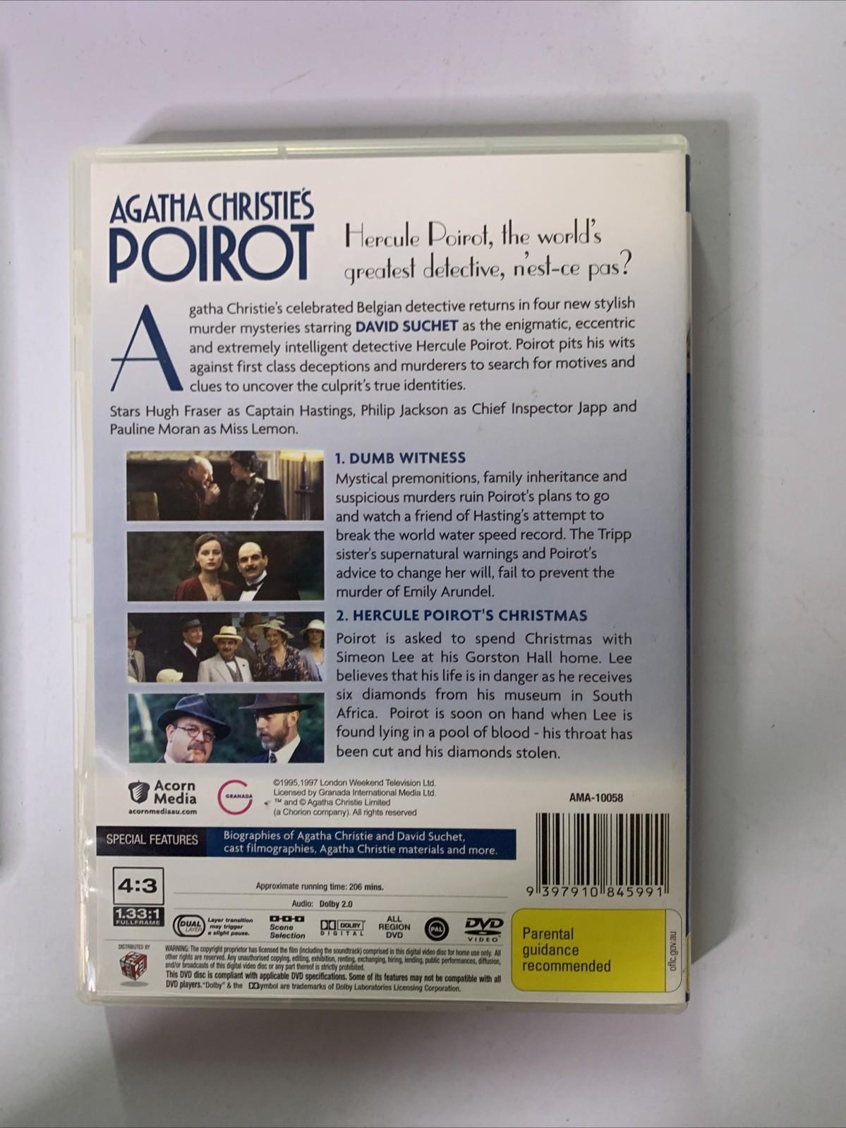Agatha Christie Poirot : Series 6 (DVD, 1996, 4-Discs) All Regions